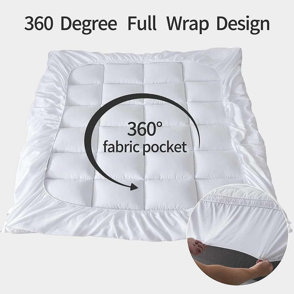 Sleep Mantra Cooling Mattress Topper, Queen