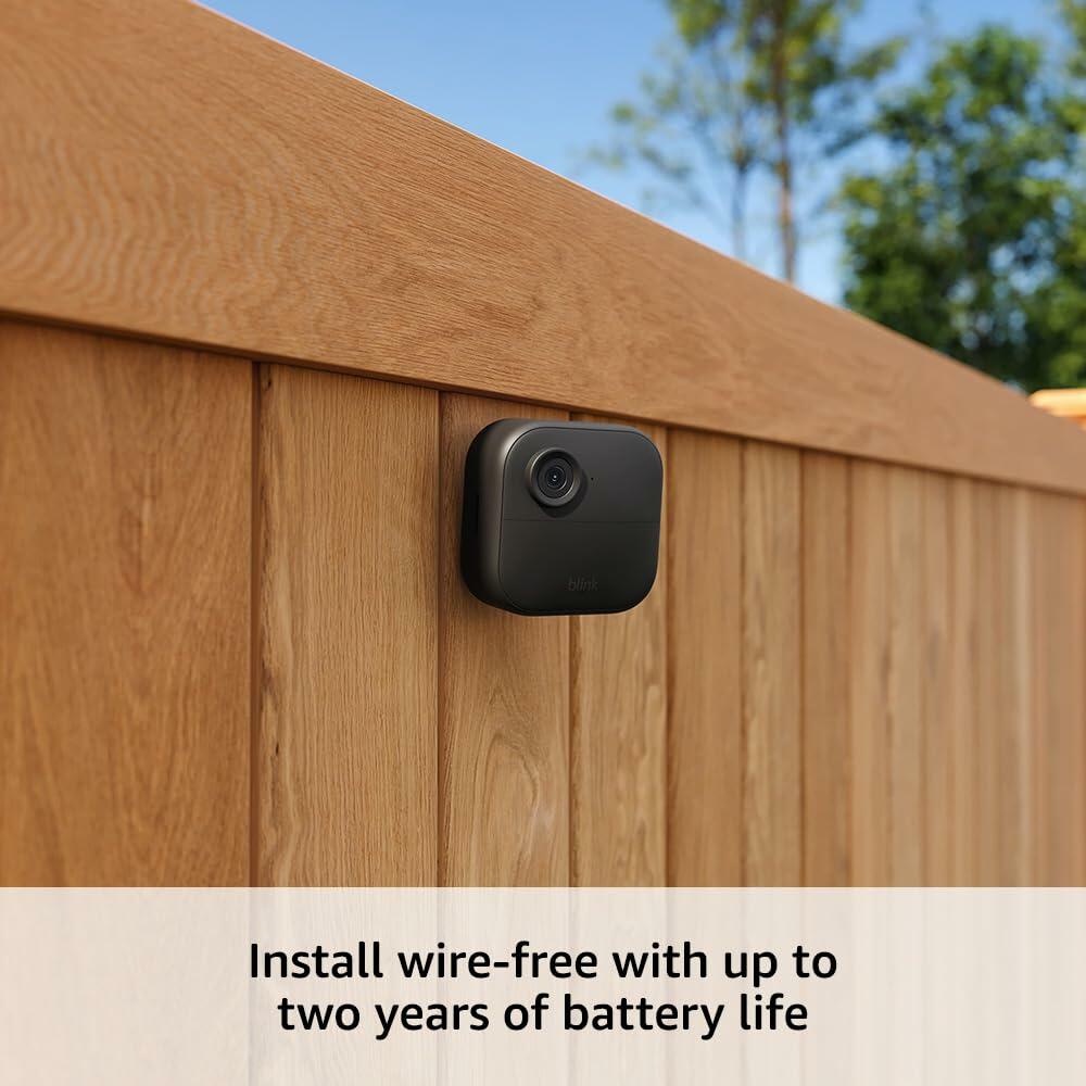 Blink Outdoor 4 Outdoor Full HD Network Camera, Color, 2, Black