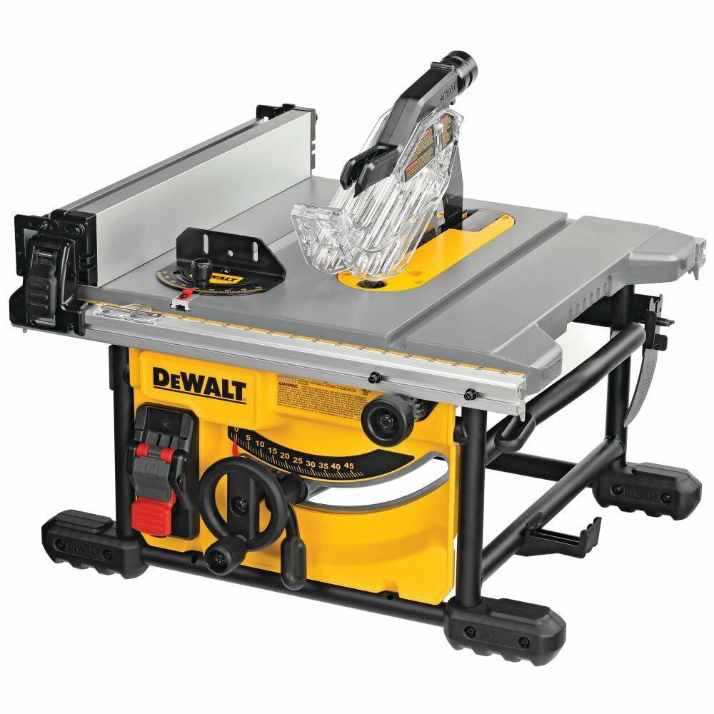 DEWALT DWE7485 8-1/4 in. Compact Jobsite Tablesaw