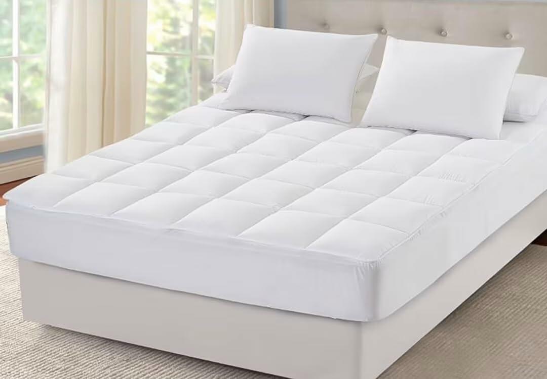 Sleep Mantra Cooling Mattress Topper, Queen