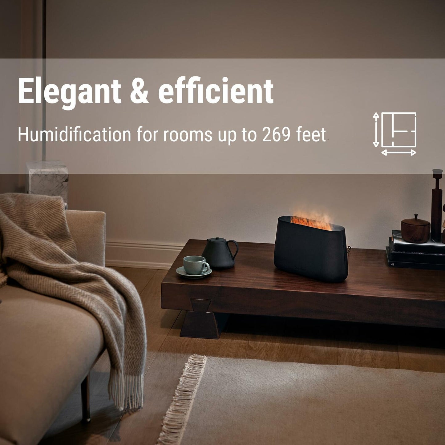 Stadler Form Ben Aroma Diffuser Humidifier, Black,B-102
