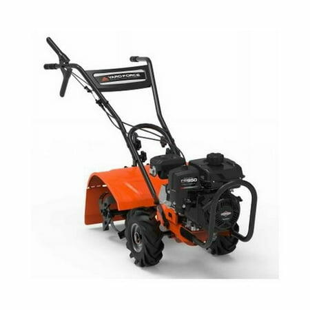 Yard Force 20-inch Rear Tine Tiller Briggs & Stratton CR950 OHV 208cc gas engine, forward and reverse self-propelled drive, counter-rotating tines