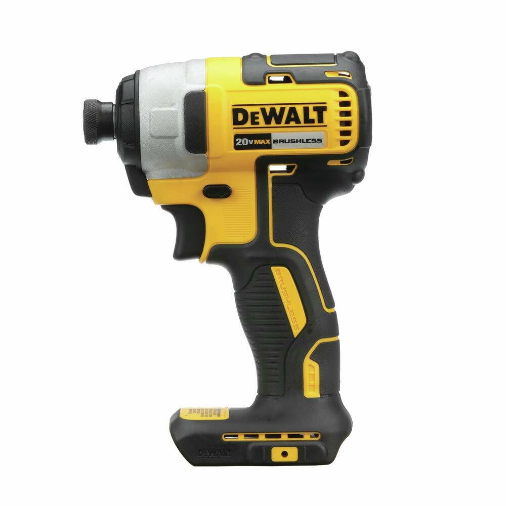 DeWalt 20V MAX Brushless Cordless Impact Driver Kit with Charger & Kit Bag