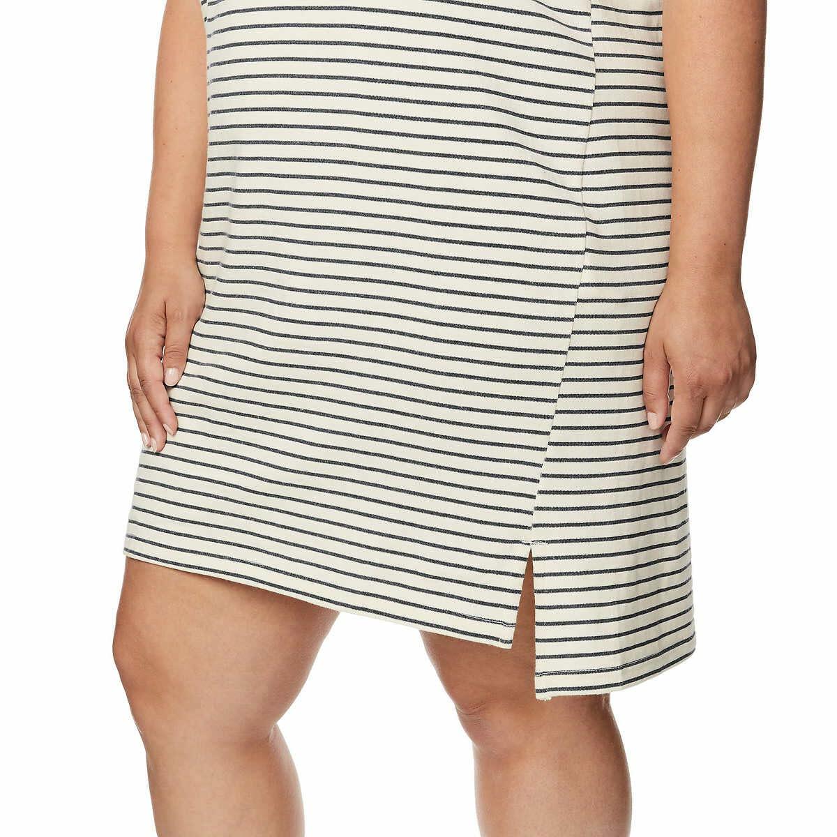 Buffalo David Bitton Ladies' Cotton Everyday Striped Short Sleeve Dress