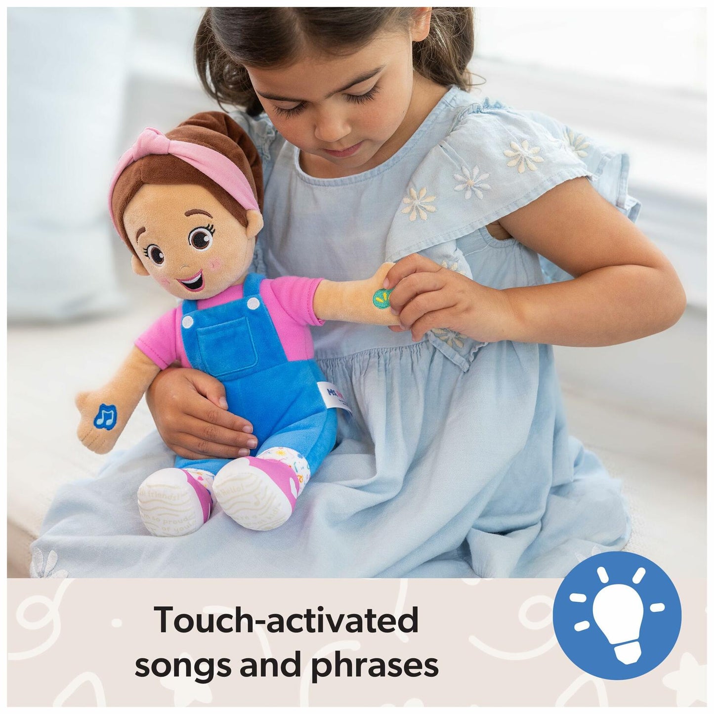 Ms. Rachel Official Speak & Sing 16-Inch Plush Doll for Ages 6 Months to 3+ Years