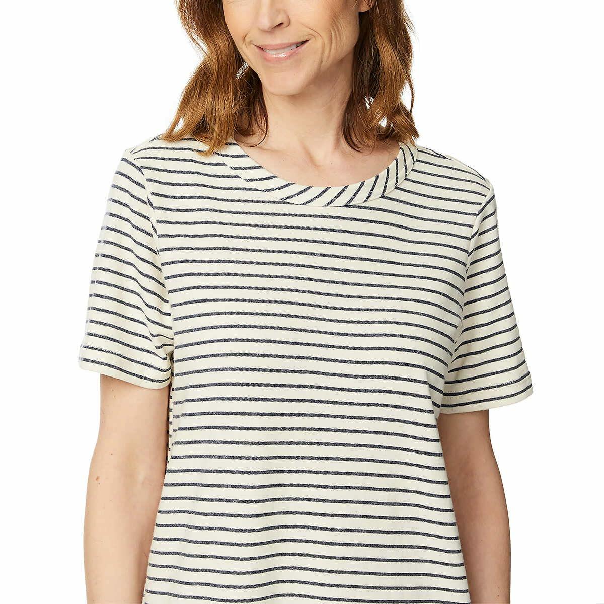 Buffalo David Bitton Ladies' Cotton Everyday Striped Short Sleeve Dress