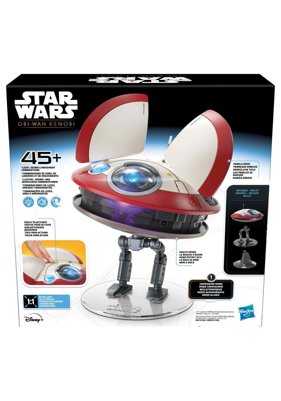 Star Wars L0-LA59 (Lola) Animatronic Edition, Obi-Wan Kenobi Series-Inspired Droid Toy