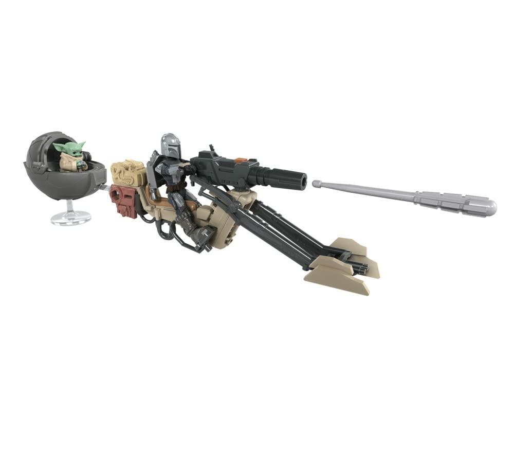 Star Wars Mission Fleet The Mandalorian The Child Battle for the Bounty Figure & Vehicle