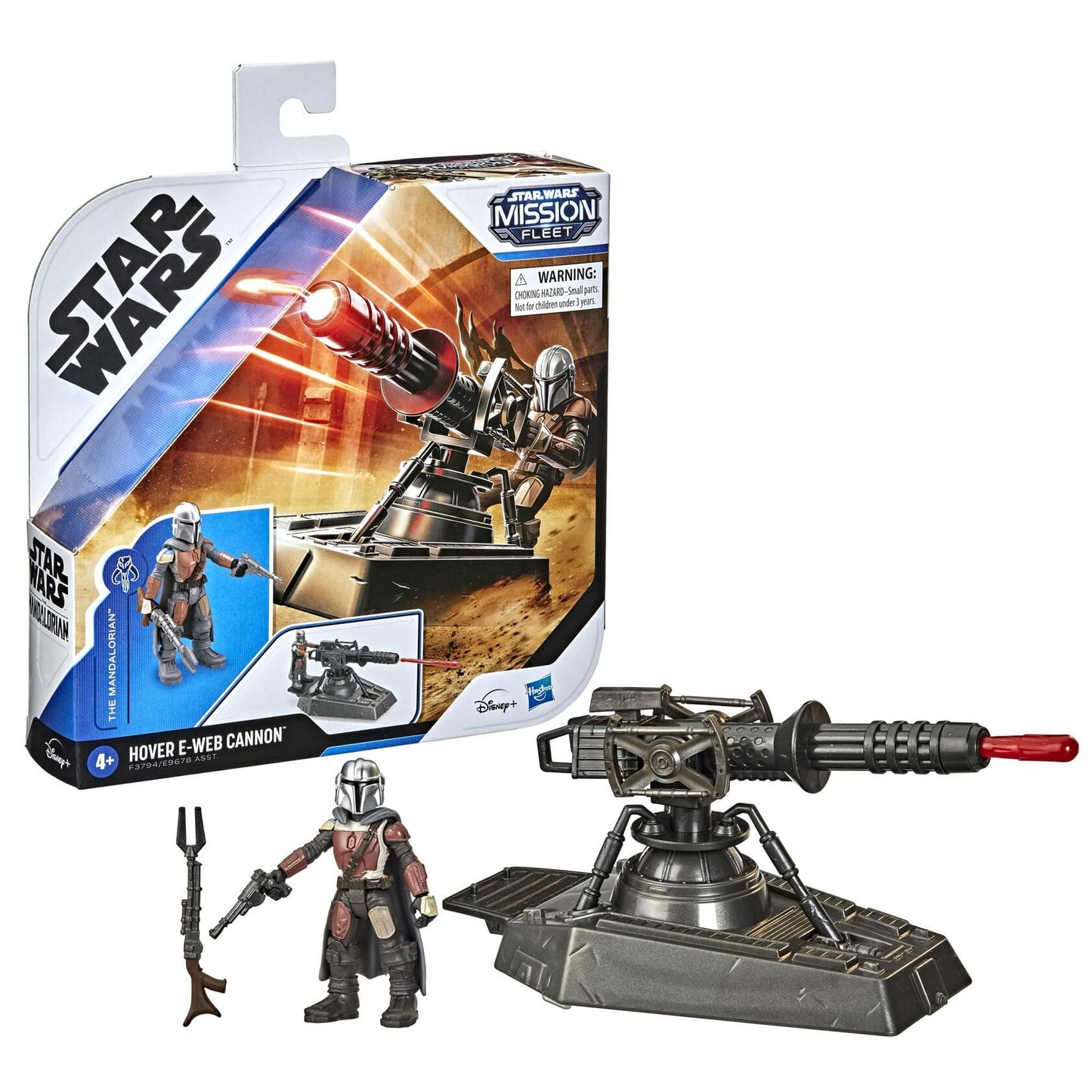 Star Wars Mission Fleet Expedition Class Hover E-Web Cannon Mandalorian Figure