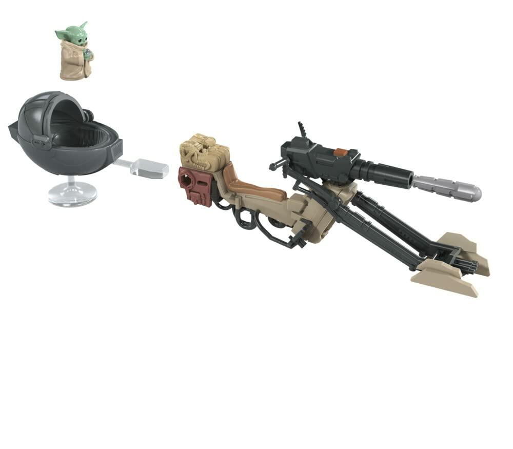 Star Wars Mission Fleet The Mandalorian The Child Battle for the Bounty Figure & Vehicle
