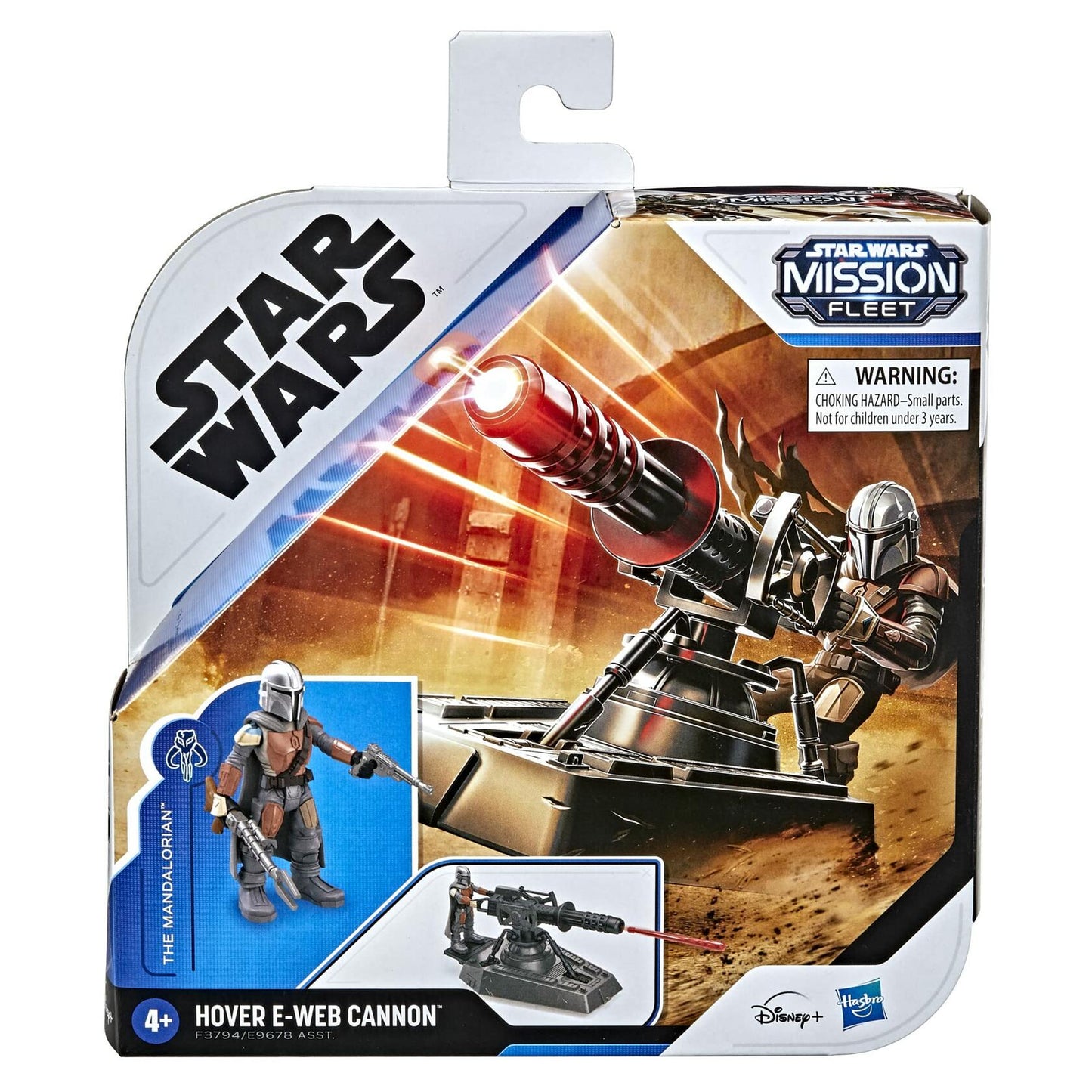 Star Wars Mission Fleet Expedition Class Hover E-Web Cannon Mandalorian Figure