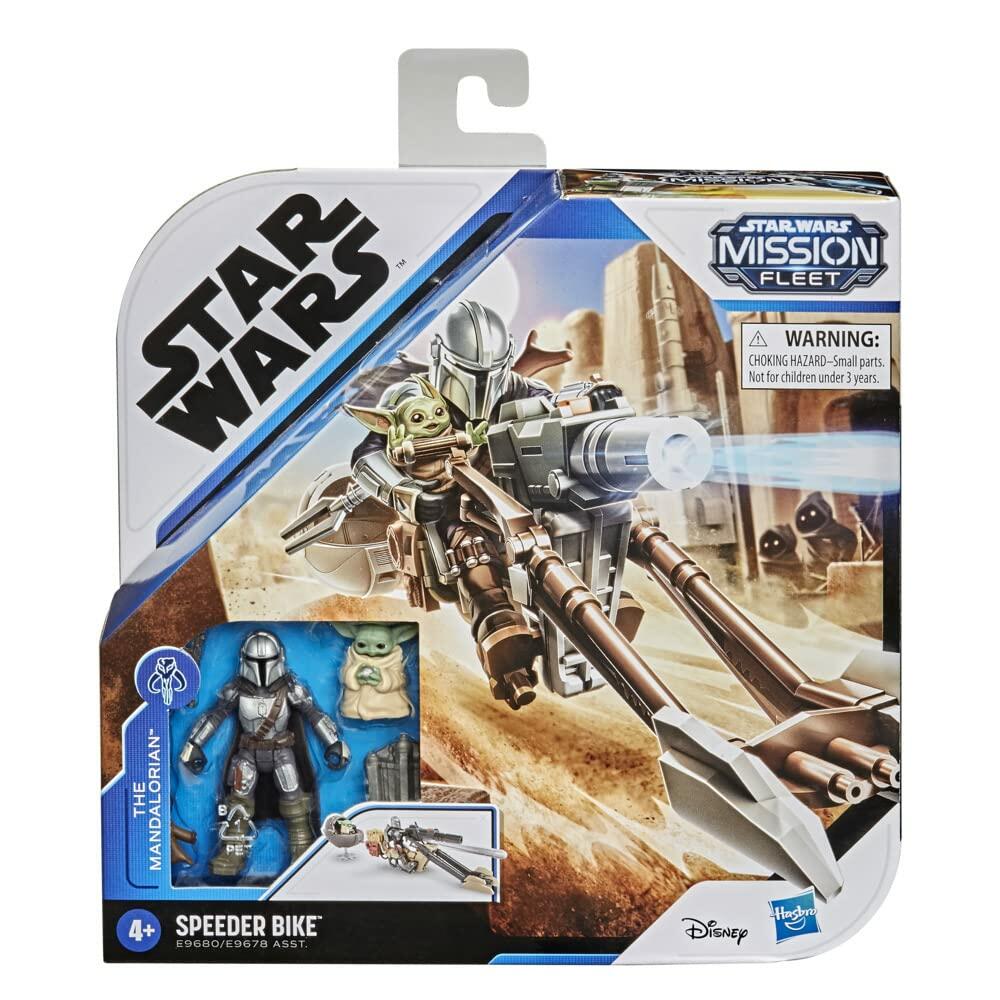 Star Wars Mission Fleet The Mandalorian The Child Battle for the Bounty Figure & Vehicle