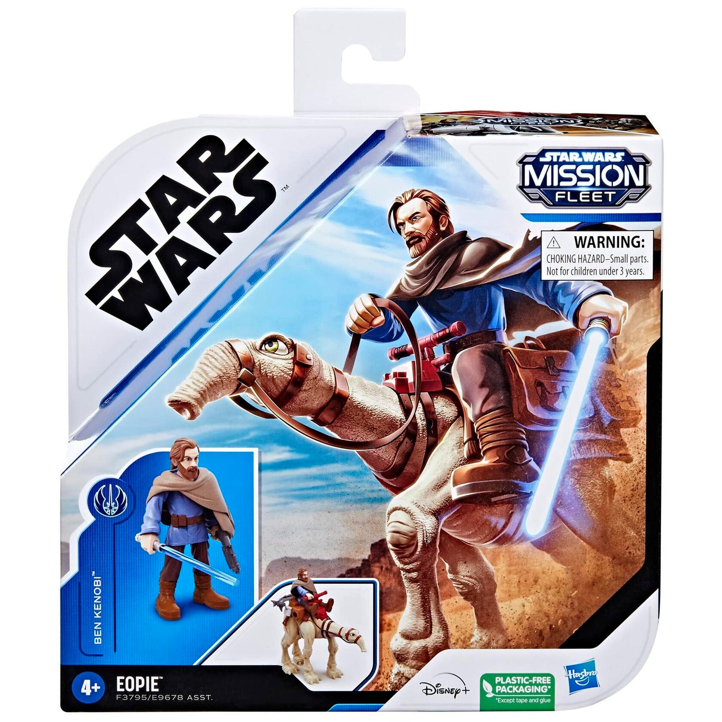 Star Wars Mission Fleet Tatooine Trek, Ben Kenobi with Eopie, 2.5-Inch Action Figures