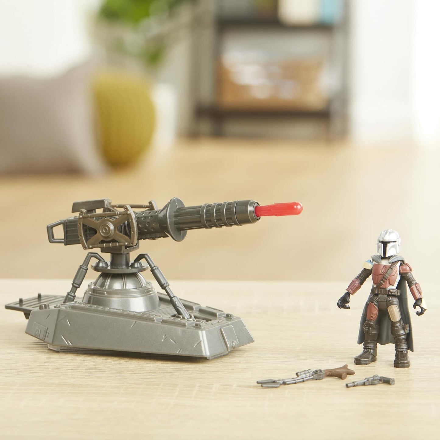 Star Wars Mission Fleet Expedition Class Hover E-Web Cannon Mandalorian Figure