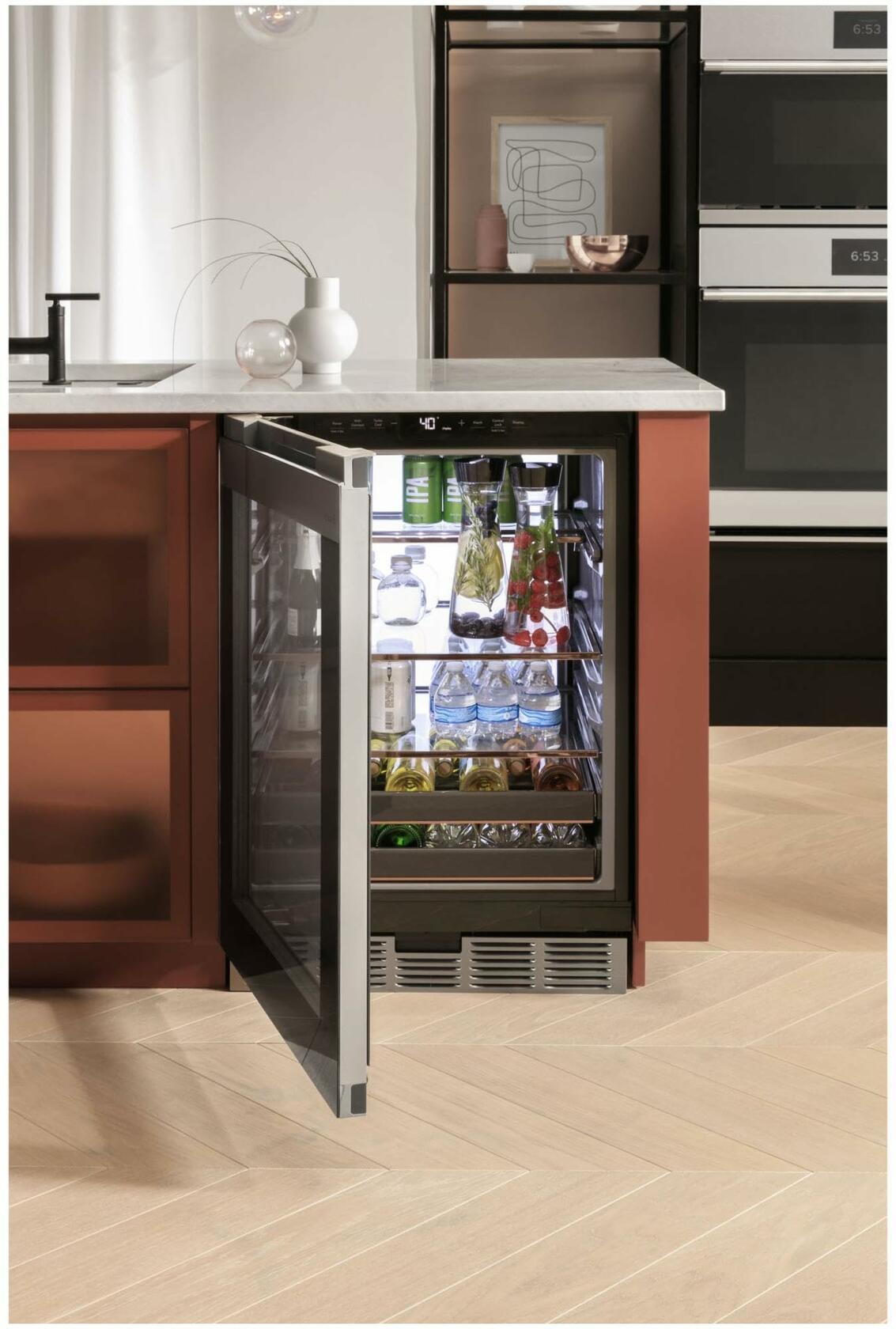 Cafe Beverage Center Platinum Glass CCR06BM2PS5