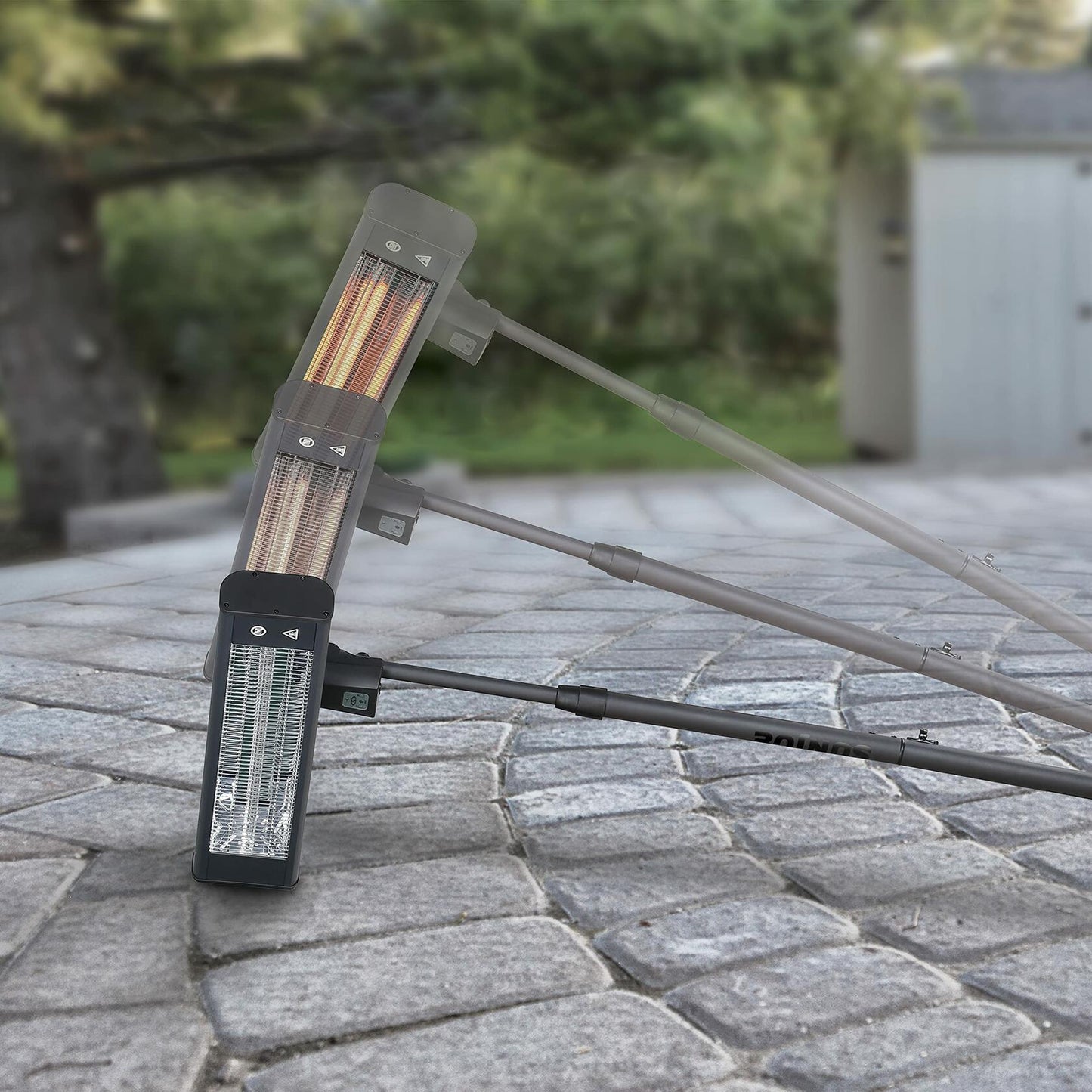 Sun Joe Electric Patio Infrared Heater, Remote Controlled, Tip-over & Overheat Protection, 5118 BTU