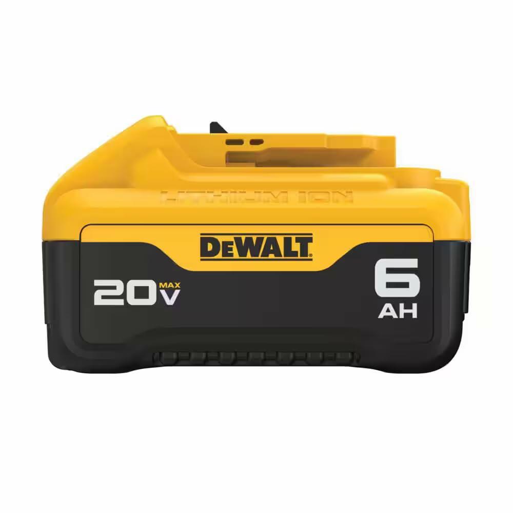 Dewalt 20V MAX Lithium-Ion 6.0Ah and 4.0Ah Battery and Charger Starter Kit