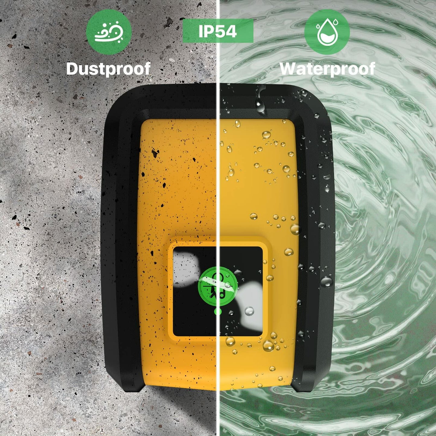Self Leveling Laser Level,DEGLASERS 100ft Green Cross Line Laser Level,3 Brightness Adjustment,Manual Self leveling and Pulse Mode,IP54 Waterproof,Magnetic Bracket,Battery,Carrying Bag Included