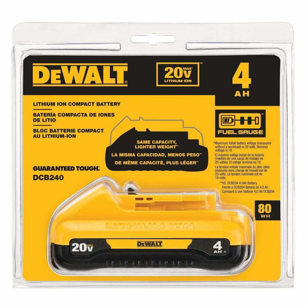 Dewalt-DCB240 20V MAX 4Ah Compact Lithium Ion Battery