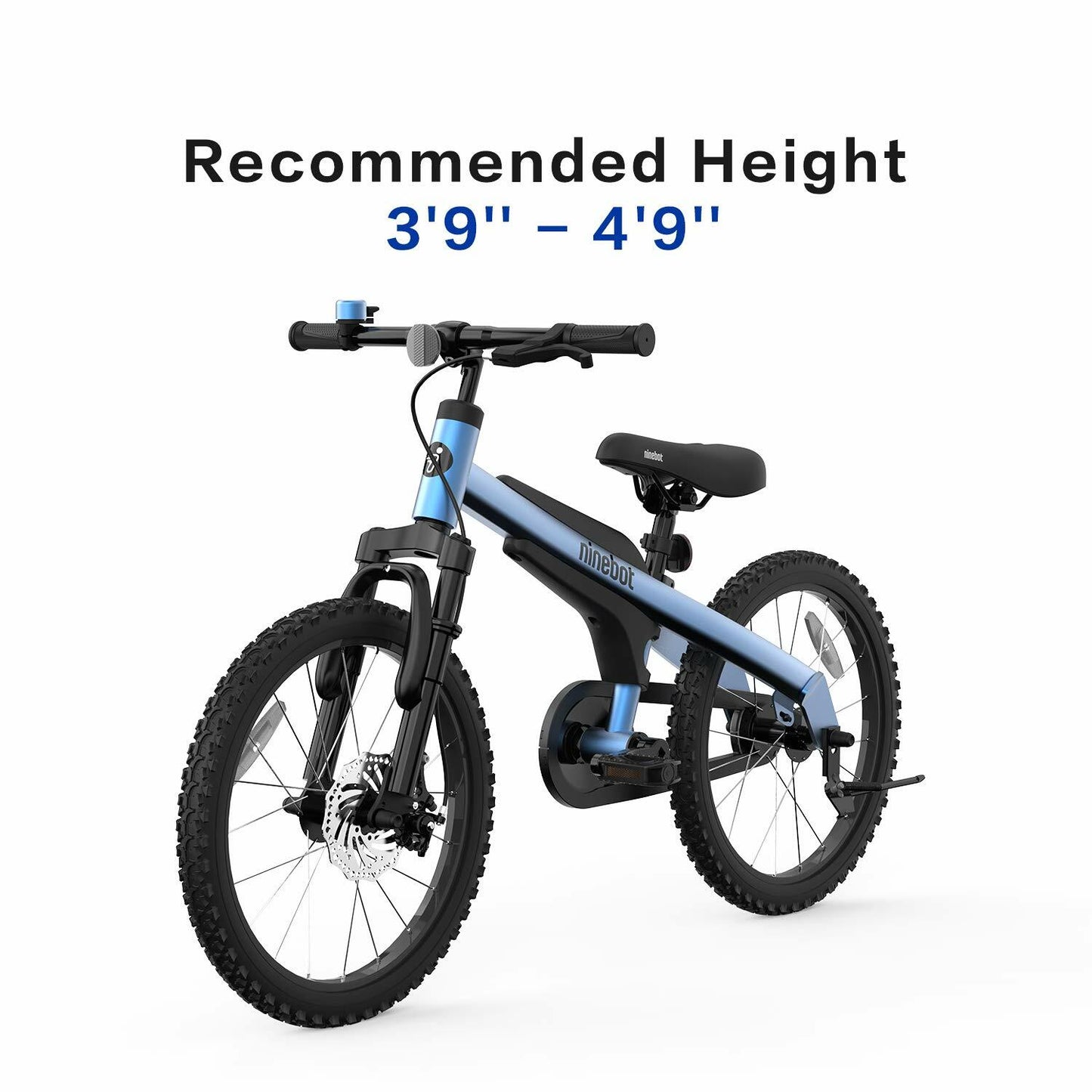 Ninebot Kids Bike by Segway 18 Inch, Blue, Premium Grade,Recommended Height 3'9'' - 4'9''