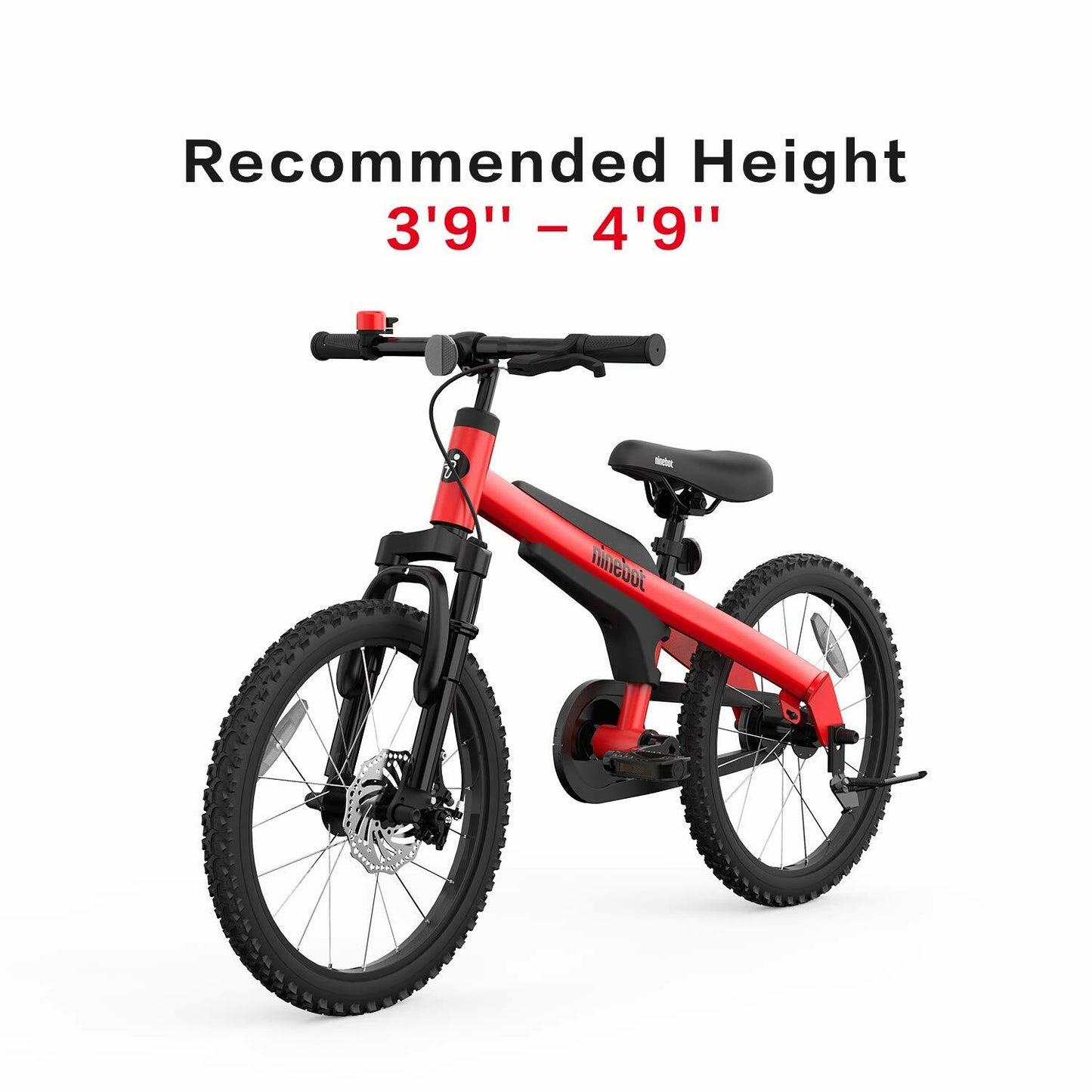 Segway Ninebot Kids Bike for Boys and Girls, 18 inch with Kickstand, in Red, Pink or Blue