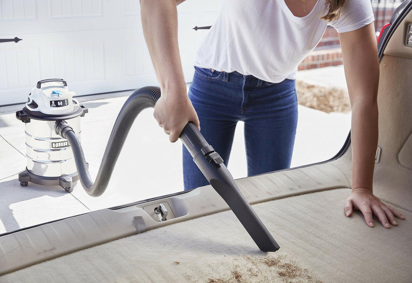 6 Gallon Stainless Steel Wet & Dry Vacuum 5.0 Peak HP - OPEN BOX