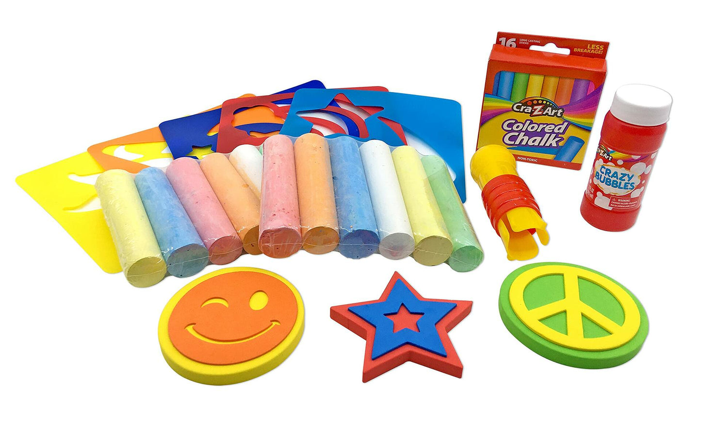 Cra-Z-Art Tub Fulla Fun Super Sidewalk Chalk Bucket