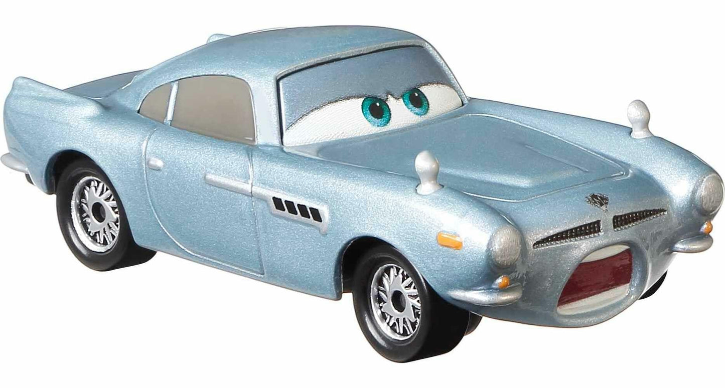 Disney Pixar Cars 2 Vehicle Set of 5 Collectible Character Toy Cars with Die-Cast Tool Cart