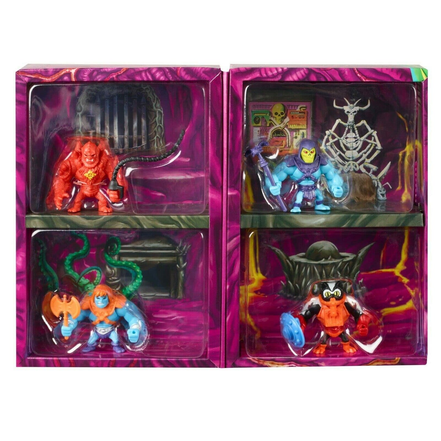 Masters Of The Universe Eternia Minis Multipack 3-In, Set Of 4 Motu Characters