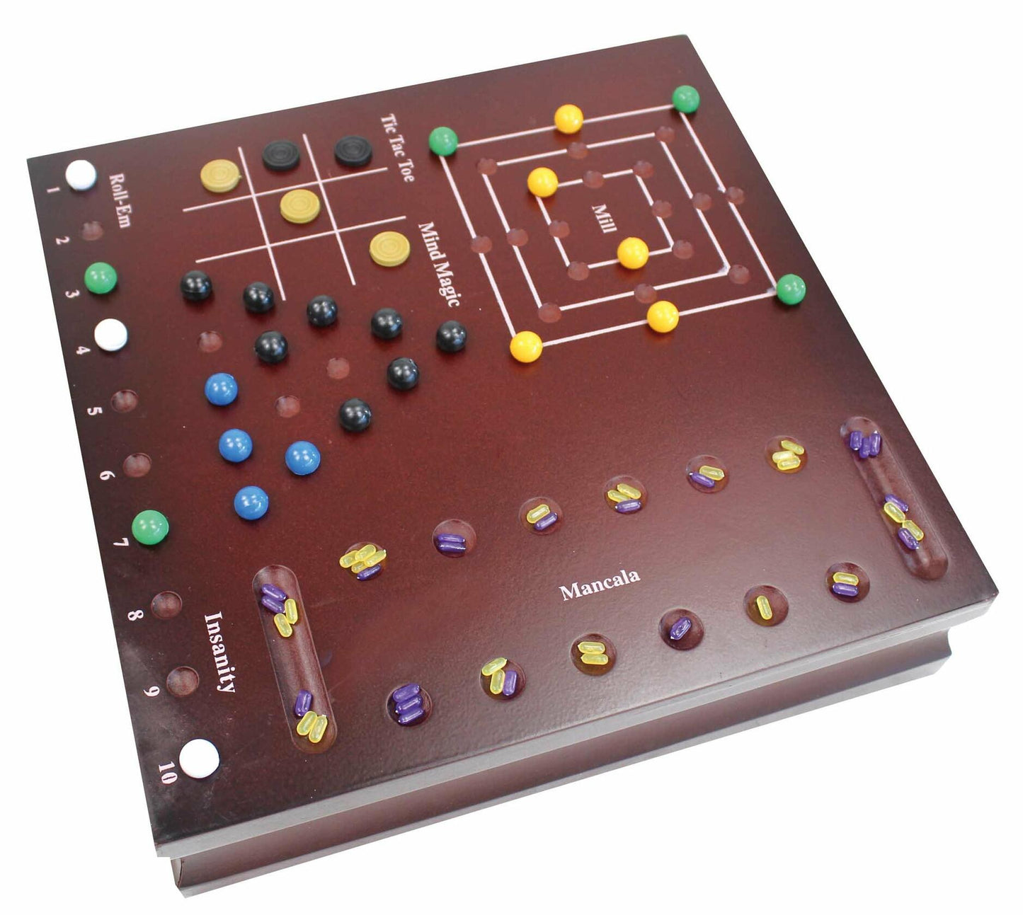 10 in 1 Wood Game Set