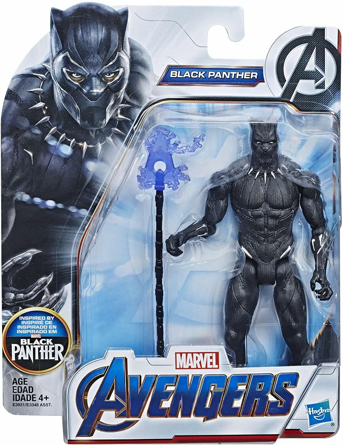 Marvel Avengers Black Panther 6-Inch-Scale Marvel Super Hero Action Figure Toy