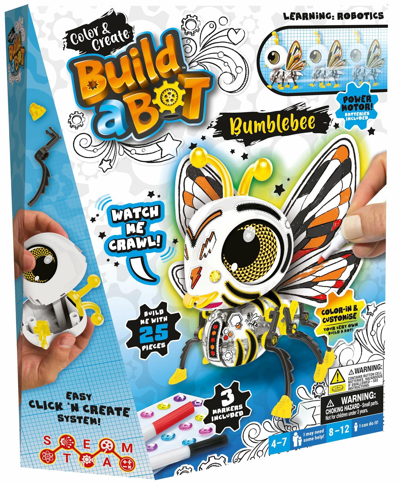 Color & Create Build a Bot Bumblebee