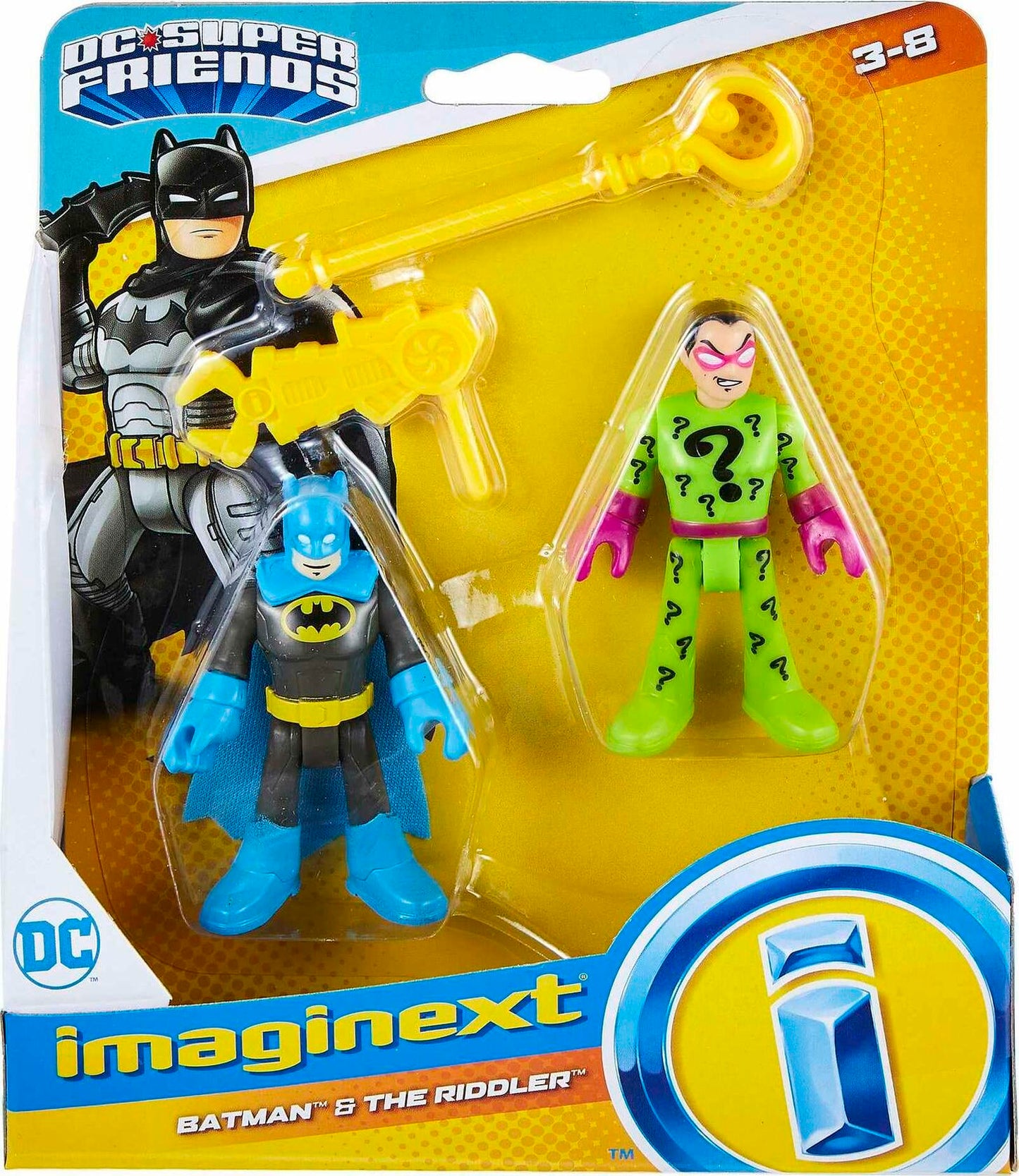 Fisher-Price Imaginext DC Super Friends Batman & The Riddler Figure Set