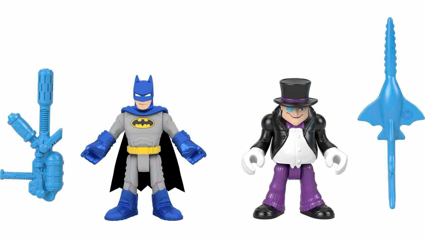 Imaginext Fisher-Price DC Super Friends Batman & The Penguin Action Figure Set