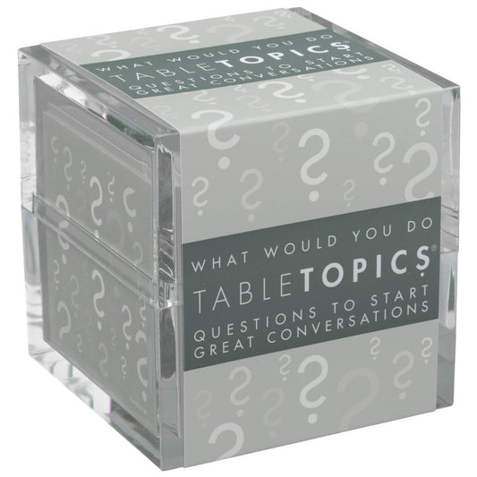 TableTopics What Would You Do Question Card Game - 135 Provocative Conversation Starter Cards for Parties with Adult Friends, Spark Lively Debates about Sticky Situations, Icebreaker Game