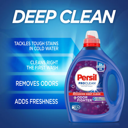Persil Laundry Detergent Liquid, Odor Fighter with Odor Elimination Technology,