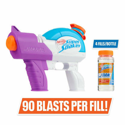 NERF Super Soaker Foam Fury Blaster  The Ultimate Foam Blaster for Outdoor Summer Fun Foamzone