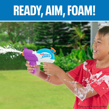 NERF Super Soaker Foam Fury Blaster  The Ultimate Foam Blaster for Outdoor Summer Fun Foamzone
