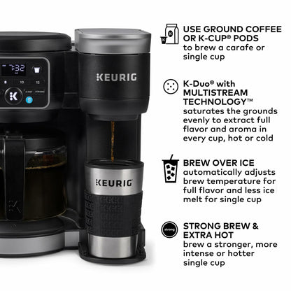 Keurig K-Duo Gen 2 Hot & Iced Single Serve & Carafe Coffee Maker