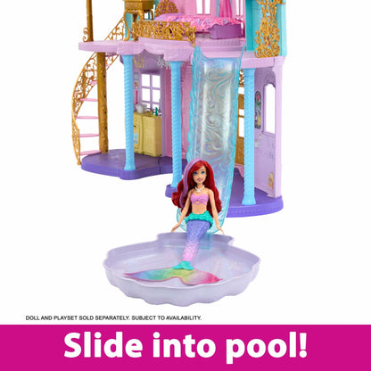Disney Princess Magical Adventures Castle with 3 Levels, 10 Play Areas with Lights & Sounds