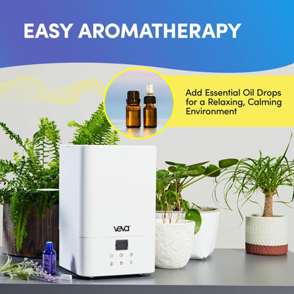 VEVA Humidifiers for Bedroom Large Room 4.5L, Cool Mist Water Vaporizer
