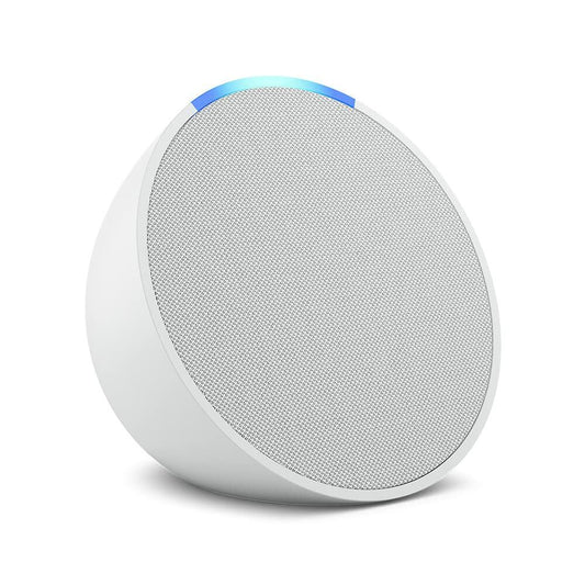Amazon Echo Pop - Smart speaker - Wi-Fi, Bluetooth - App-controlled - glacier white