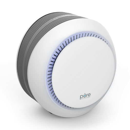 Pure Enrichment PureZone Halo Medium Room Air Purifier with 2 Stage Filtration - Graphite