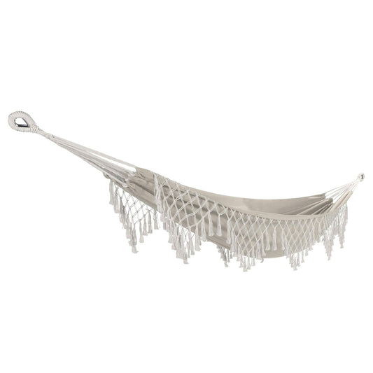 Bliss Hammocks 40 Wide Brazilian Style Hammock in a Bag with Decorative Fringe & Hanging Hardware, 250 lb. Capacity