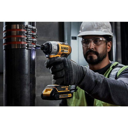 DeWalt 20V MAX Brushless Cordless Impact Driver Kit with Charger & Kit Bag