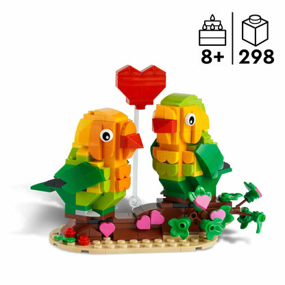 LEGO Valentine Lovebirds Building Toy Set, Makes a Great Gift for Valentine's Day, Anniversary, or Any Occasion to Show Someone You Care, Ideal for Ages 8 and Up, 40522