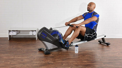 Stamina Products 1402 ATS Multi Function Air Resistance Rowing Machine, 250 lb. Weight Limit