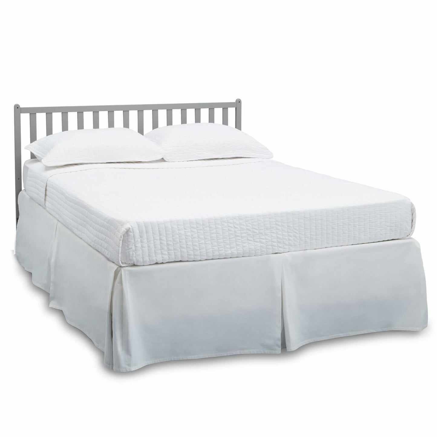 Delta Children Heartland 4-in-1 Convertible Crib - Greenguard Gold Certified, Grey 4-in-1 Crib Grey