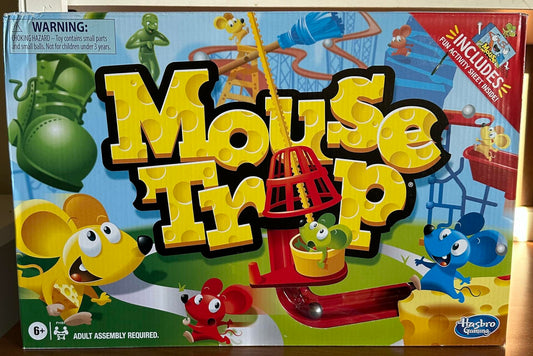 Mousetrap Board Game for Kids and Family Ages 6 and Up, 2-4 Players