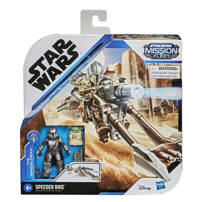 Star Wars Mission Fleet The Mandalorian The Child Battle for the Bounty Figure & Vehicle